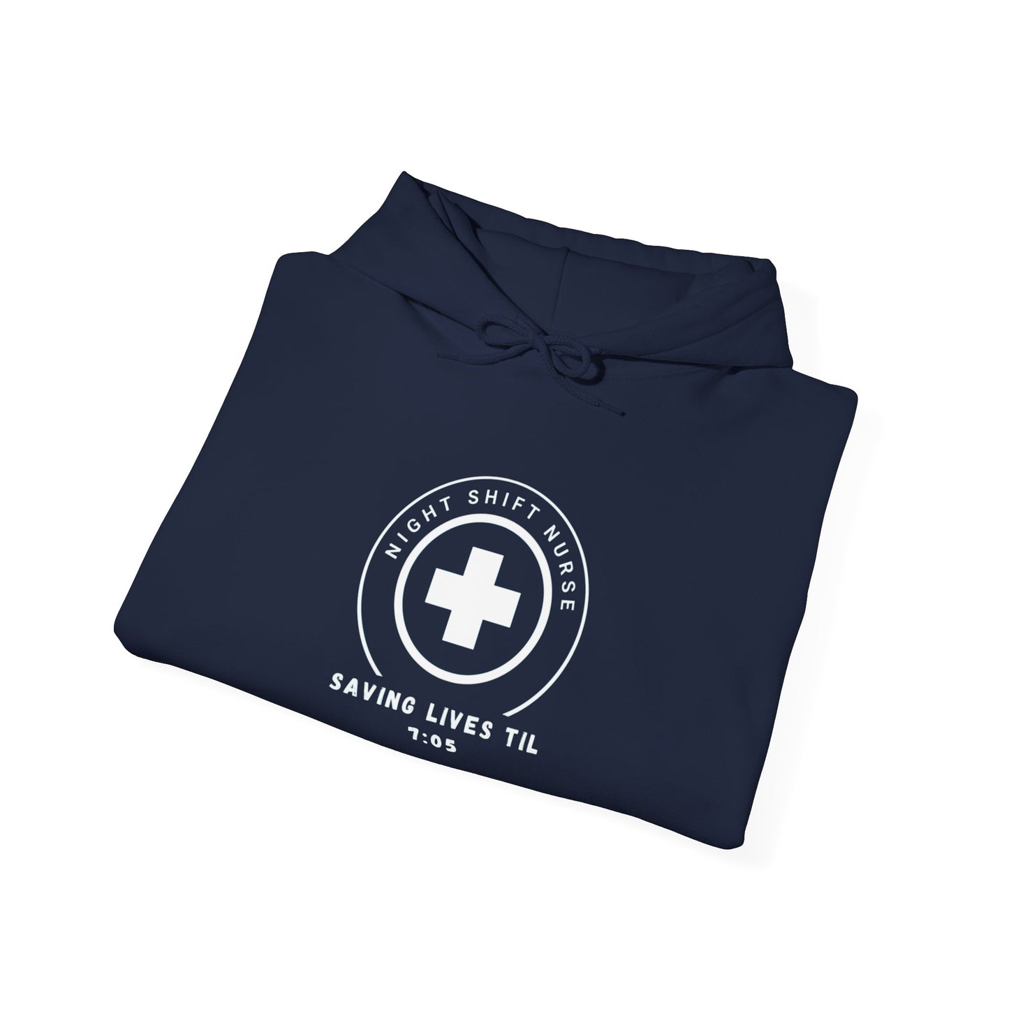 Night Shift Nurse Hoodie – "Saving Lives At Night" Comfort Pullover