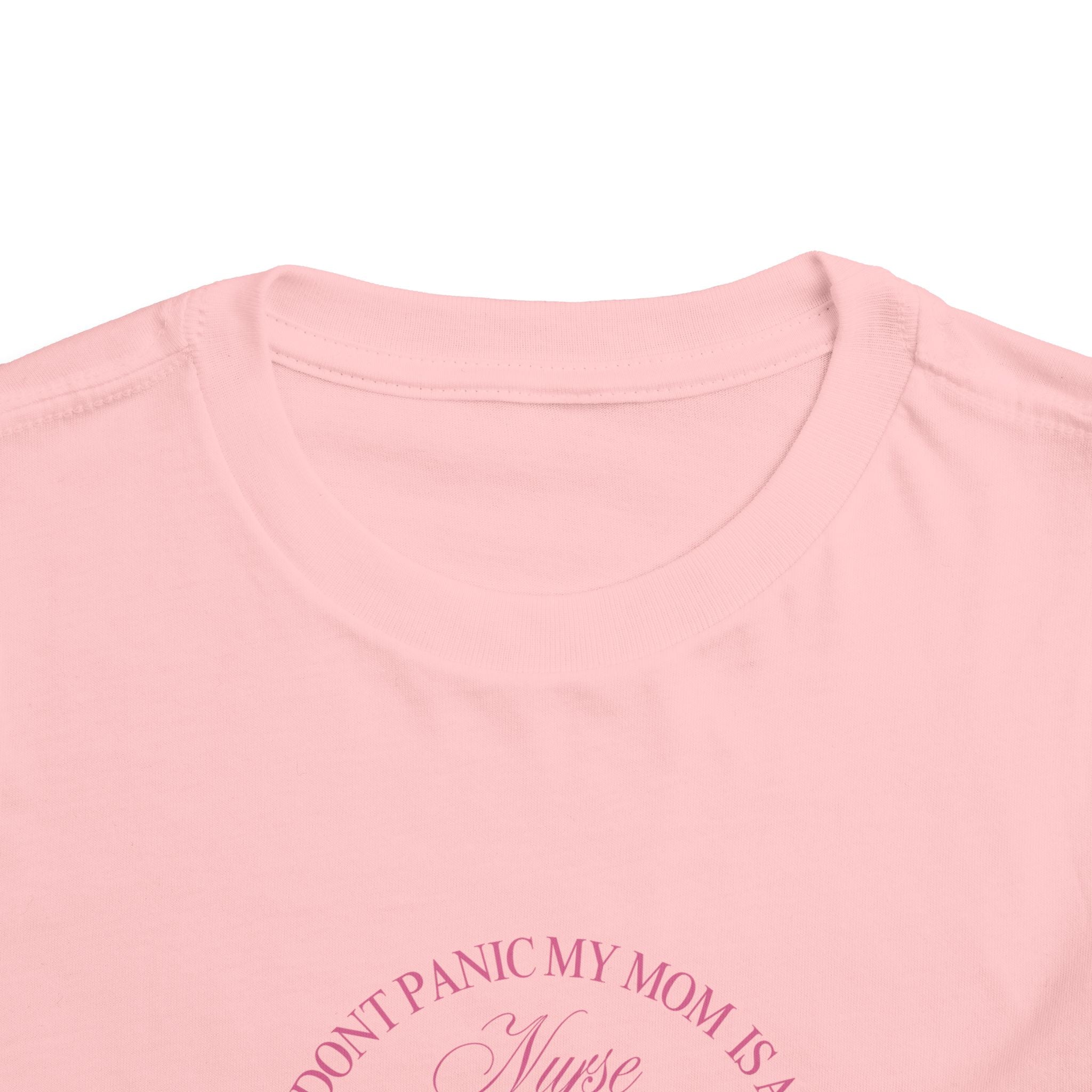 Toddler Tee — Pink Bow Collection “I Don’t Pause My Mama Is a Nurse”