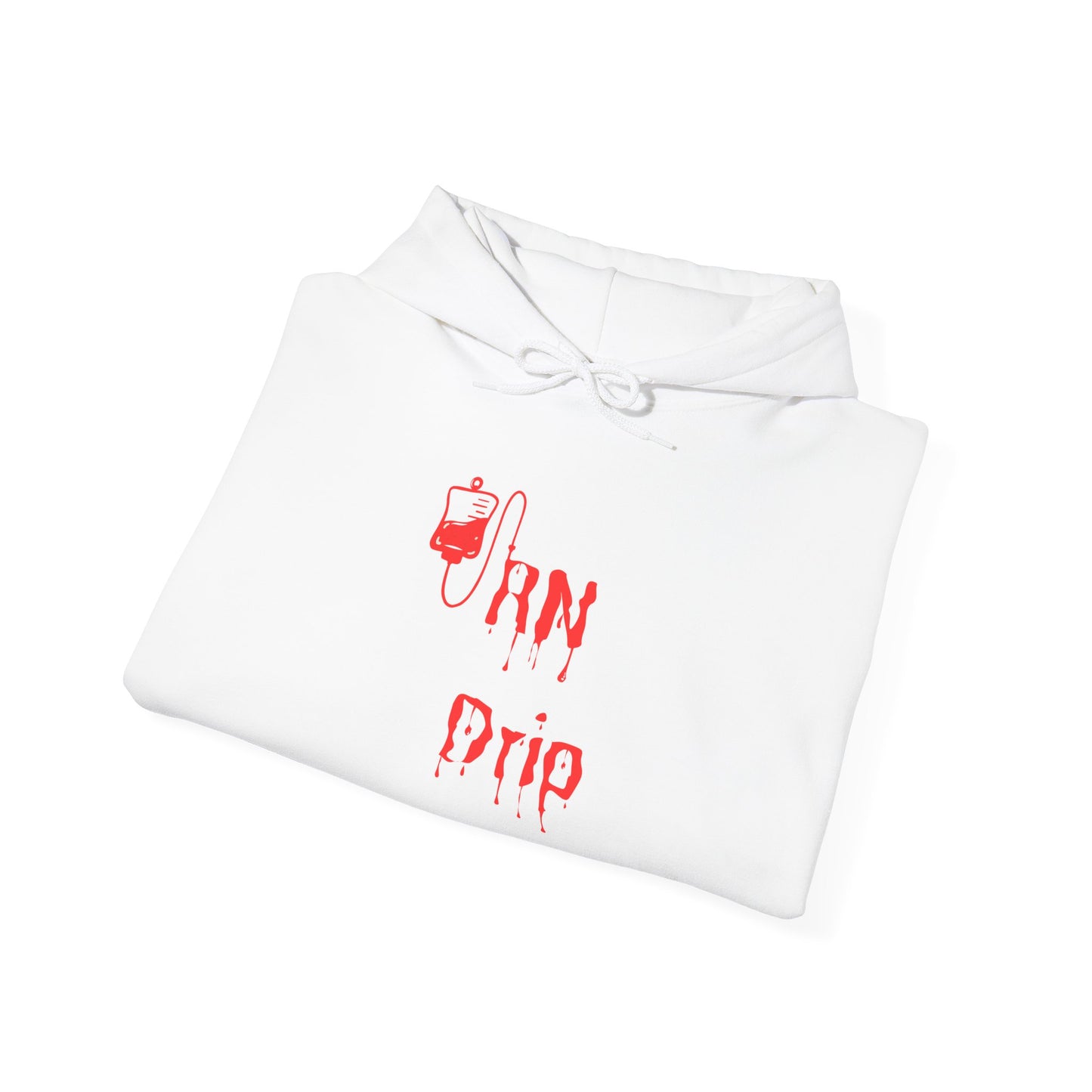 Blood Drip Hoodie – Horror Graphic Pullover with 'Drip' Design