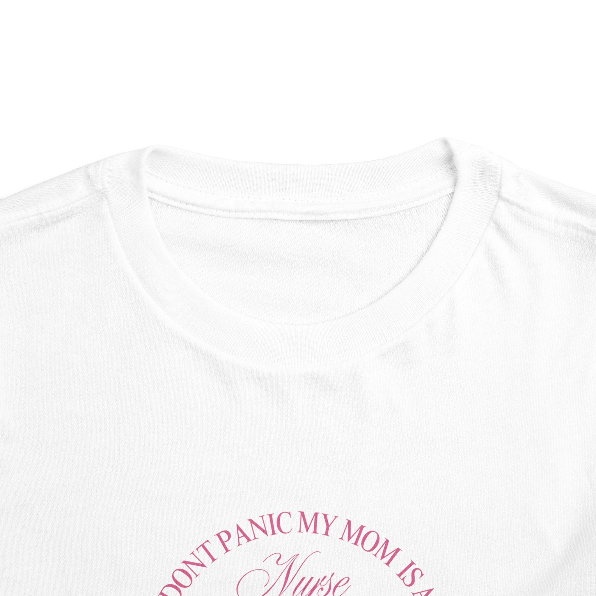 Toddler Tee — Pink Bow Collection “I Don’t Pause My Mama Is a Nurse”