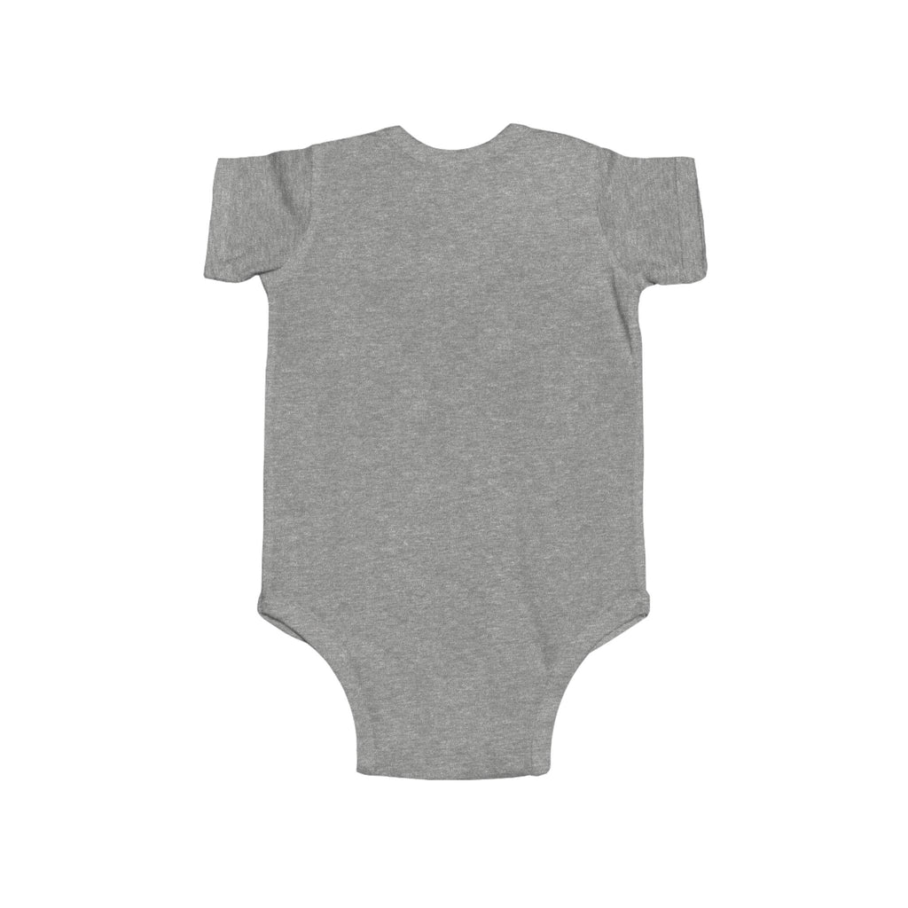 Baby Bodysuit - "Don't Panic My Mom Is A Nurse" Infant Onesie with Heartbeat Design